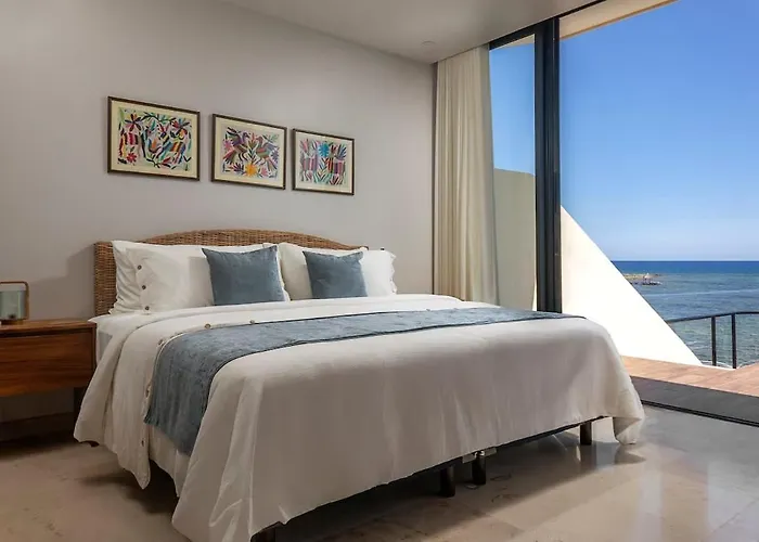 Beachfront 2br Condo, Private Pool & Tankah Bay Apartamento *